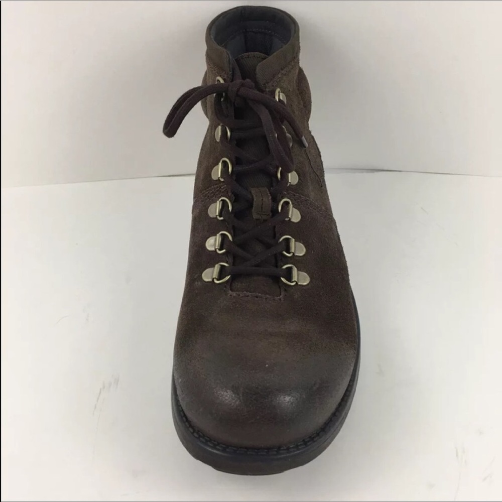 Clark Darian Heath Drk Brown Suede Ankle Boot shoe - Picture 4 of 8